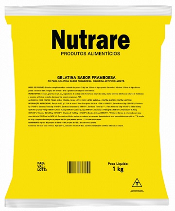 GELATINA NUTRARE 1KG FRAMBOESA