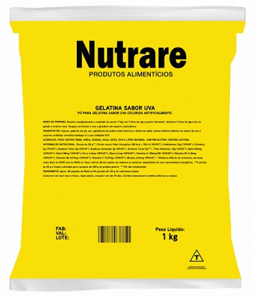 GELATINA NUTRARE 1KG UVA