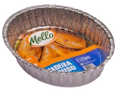 ASSADEIRA SEM TAMPA MELLO 4000ML ASSADEIRA SEM TAMPA MELLO 4000ML