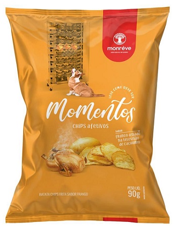 CHIPS BATATA MOMENTOS 90G FRANGO ASSADO