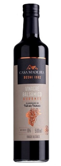 VINAGRE CASA MADEIRA VIDRO 500ML BALSAMICO