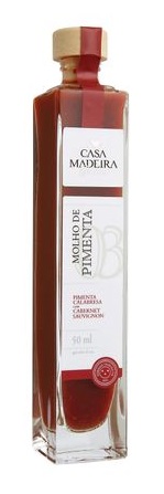 MOLHO DE PIMENTA CASA MADEIRA PIMENTA CALABRESA COM CABERNET SAUVIGNON 50ML 