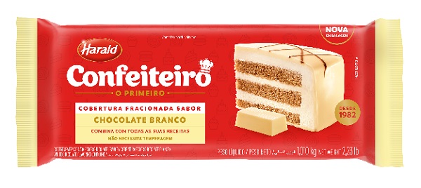 COBERTURA BARRA BRANCO CONFEITEIRO 1,01KG