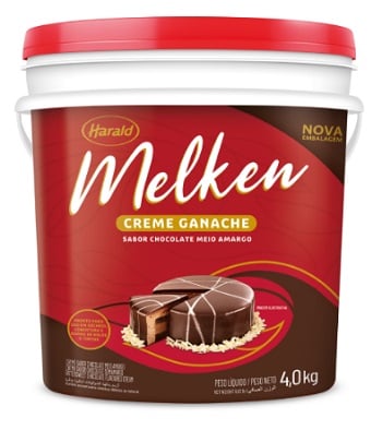 GANACHE MEIO AMARGO MELKEN 4KG