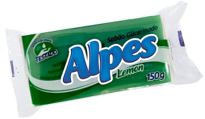 SABAO EM BARRA ALPES 150G UNIT LEMON