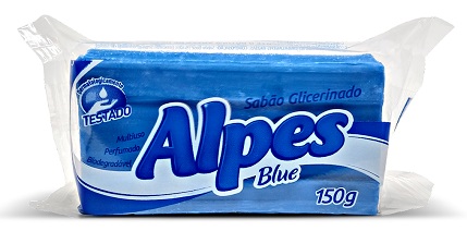 SABAO EM BARRA ALPES 150G UNIT BLUE