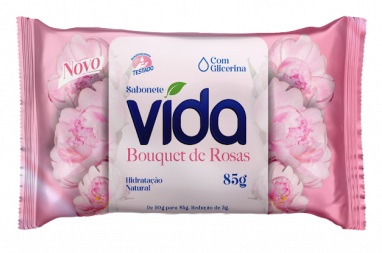 SABONETE VIDA 85G BOUQUET DE ROSAS