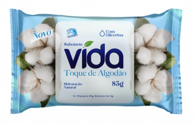 SABONETE VIDA 85G TOQUE DE ALGODÃO