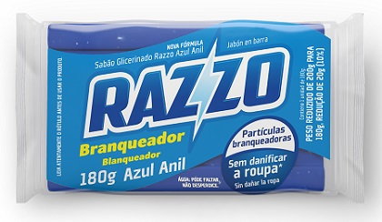 SABAO EM BARRA RAZZO 180G UNIT AZUL ANIL