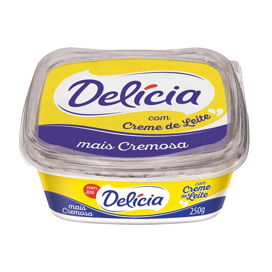 MARGARINA DELICIA CREMOSA  250G 77% LIP 