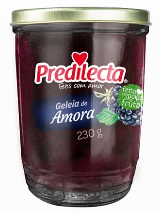 GELEIA PREDILECTA VIDRO 230G AMORA