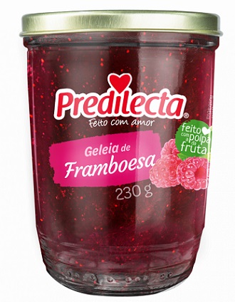 GELEIA PREDILECTA VIDRO 230G FRAMBOESA