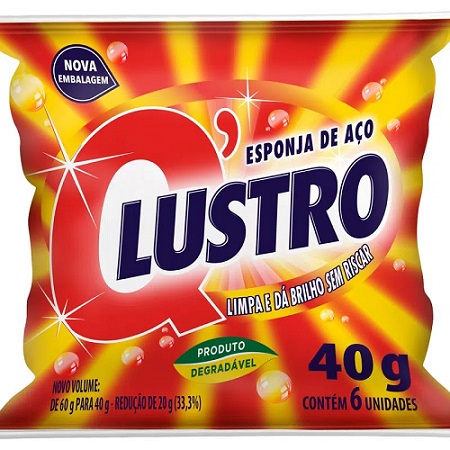 LÃ DE AÇO Q-LUSTRO 6UN