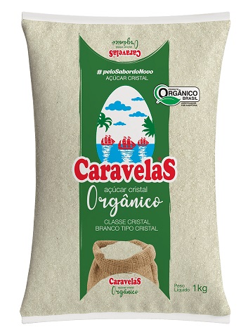 ACUCAR ORGANICO CARAVELAS 1KG