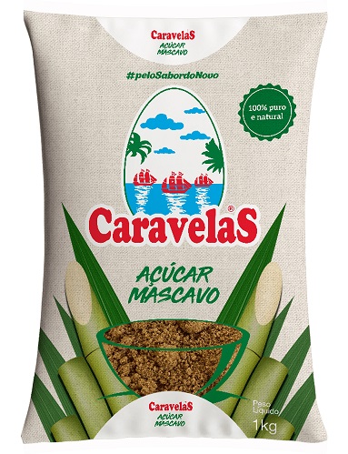 ACUCAR MASCAVO CARAVELAS 1KG