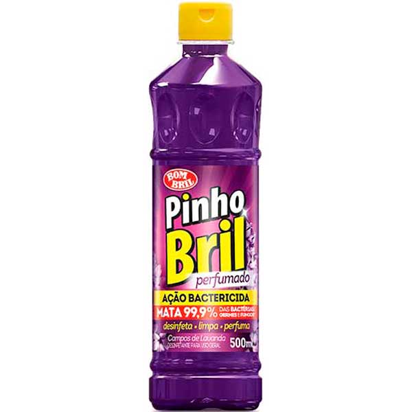 DESINFETANTE PINHO BRIL  500ML CAMPOS LAVANDA