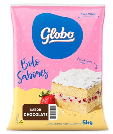 MISTURA BOLO GLOBO 5KG CHOCOLATE