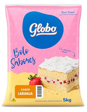 MISTURA BOLO GLOBO 5KG LARANJA