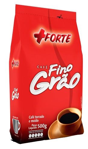 CAFÉ EM PÓ PACOTE 500G FINO GRAO + FORTE