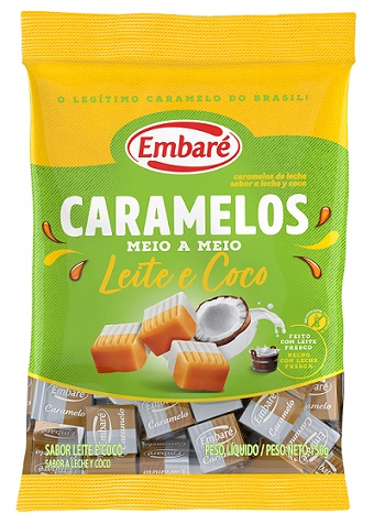 CARAMELO EMBARE TRADICIONAL 150G LEITE/COCO 