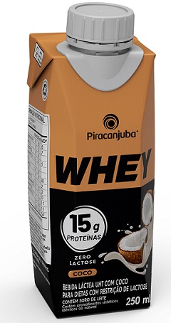 WHEY PROTEINA 15G PROT 250ML ZERO LACTOSE COCO