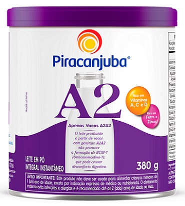 LEITE EM PO LATA PIRACANJUBA A2 380G INSTANTANEO