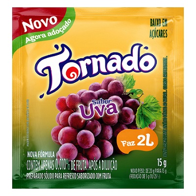 REFRESCO EM PO TORNADO 15G UVA