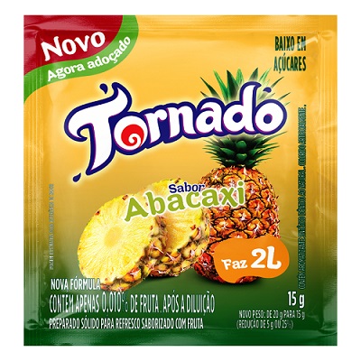 REFRESCO EM PO TORNADO 15G ABACAXI