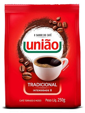 CAFÉ EM PÓ PACOTE 250G UNIÃO TRADICIONAL