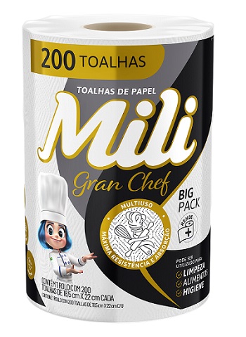 TOALHA PAPEL RL 200FLS GRAN CHEF C/1X200