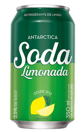 REFRIGERANTE LATA 350ML SODA LIMONADA ANTARCTICA