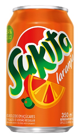 REFRIGERANTE LATA 350ML SUKITA LARANJA 