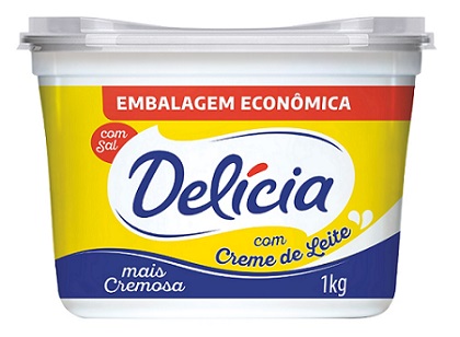 MARGARINA DELICIA CREMOSA 1KG 77% LIP 