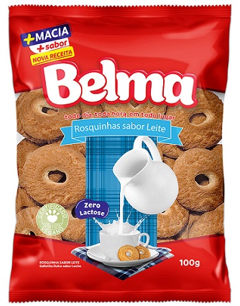 BISCOITO ROSQUINHA BELMA 100G LEITE BISCOITO ROSQUINHA BELMA 100G LEITE