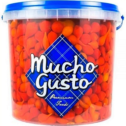 PIMENTA BIQUINHO VERMELHA BALDE MUCHO GUSTO 1,8KG 