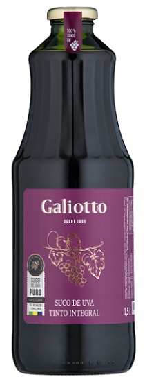 SUCO TINTO INTEGRAL VIDRO 1.5L GALIOTTO UVA