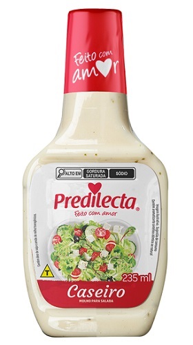 MOLHO PARA SALADA PREDILECTA 235ML CASEIRO