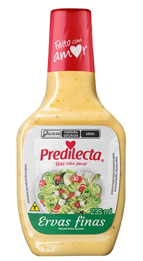 MOLHO PARA SALADA PREDILECTA 235ML ERVAS FINAS