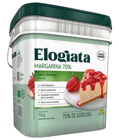 MARGARINA BALDE 15KG ELOGIATA 70% LIPIDEOS MARGARINA BALDE 15KG ELOGIATA 70% LIPIDEOS