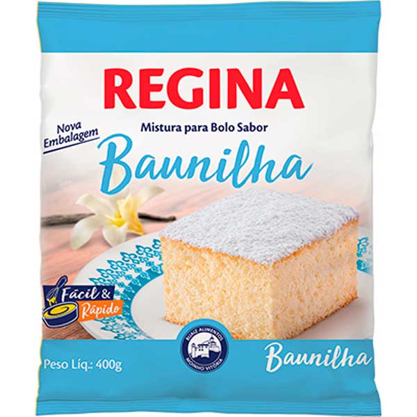 MISTURA BOLO REGINA 400G BAUNILHA