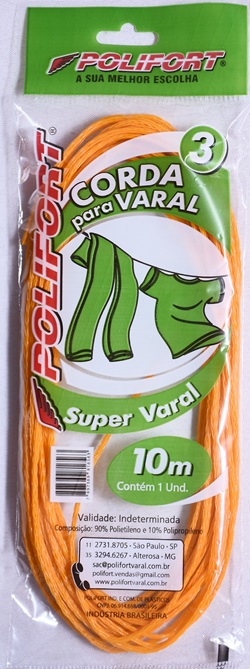 CORDA VARAL POLIFORT Nº3 SUPER 10M  