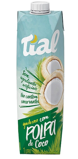 ÁGUA DE COCO COM POLPA TP 1L TIAL ÁGUA DE COCO COM POLPA TP 1L TIAL