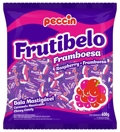 BALA FRUTIBELO  FRAMBOESA 600G