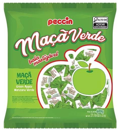 BALA PECCIN MACA VERDE 600G BALA PECCIN MACA VERDE 600G