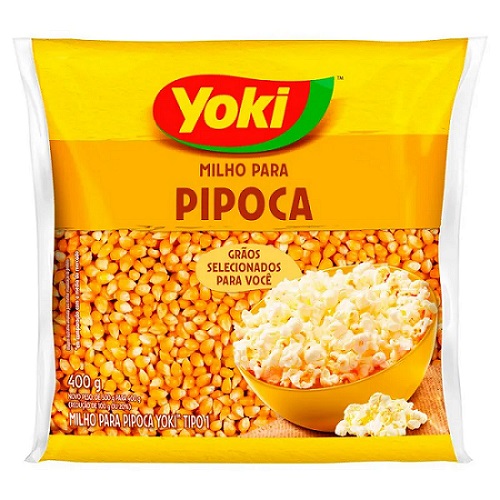 MILHO PIPOCA PACOTE 400G YOKI 