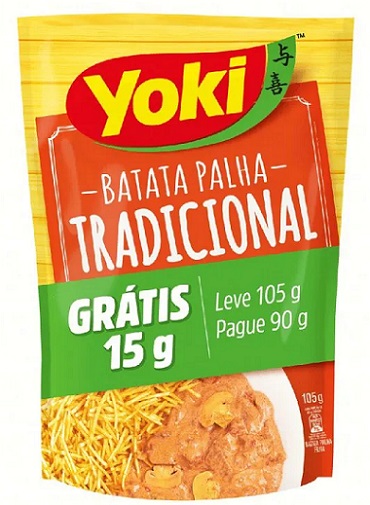 BATATA PALHA YOKI LEVE 105G PAGUE 90G