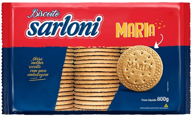 BISCOITO SARLONI 800G MARIA