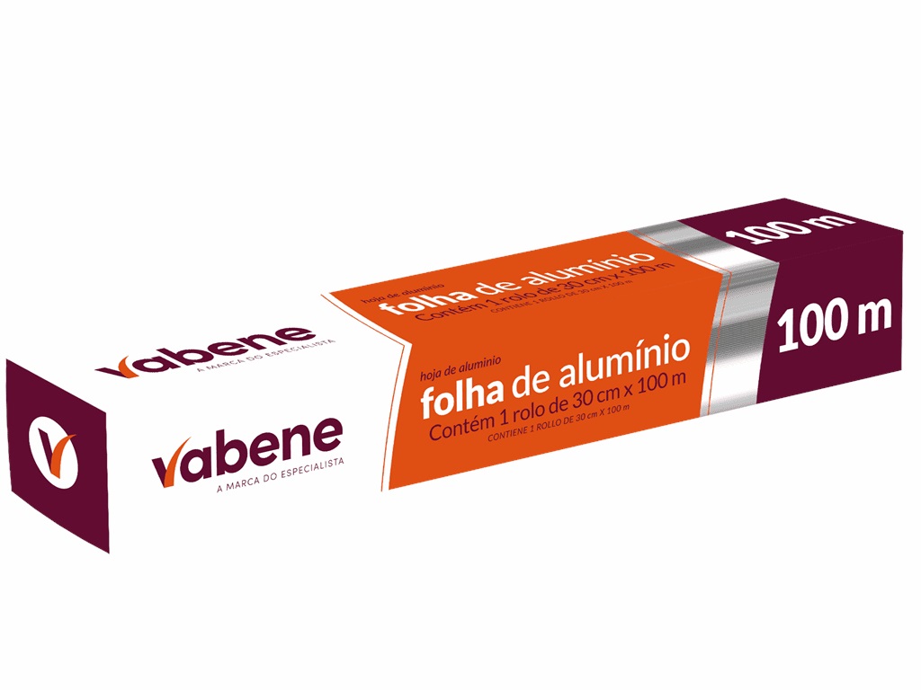 PAPEL ALUMINIO VABENE 30X100M PAPEL ALUMINIO VABENE 30X100M