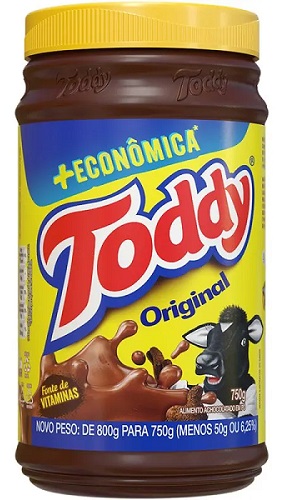 ACHOCOLATADO EM PÓ TODDY POTE 750G