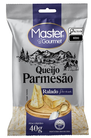 QUEIJO RALADO PARMESAO MASTER 40G 